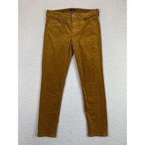 J Crew Corduroy Pants Womens 29 Brown Skinny Stretch Ankle Reimagined J6837